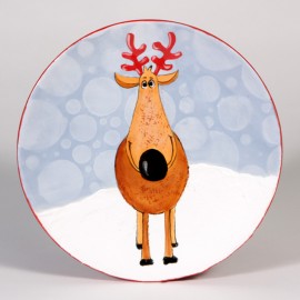 Ceramic Bisque Coupe Salad Plate Ceramic Bisque Coupe Salad Plate